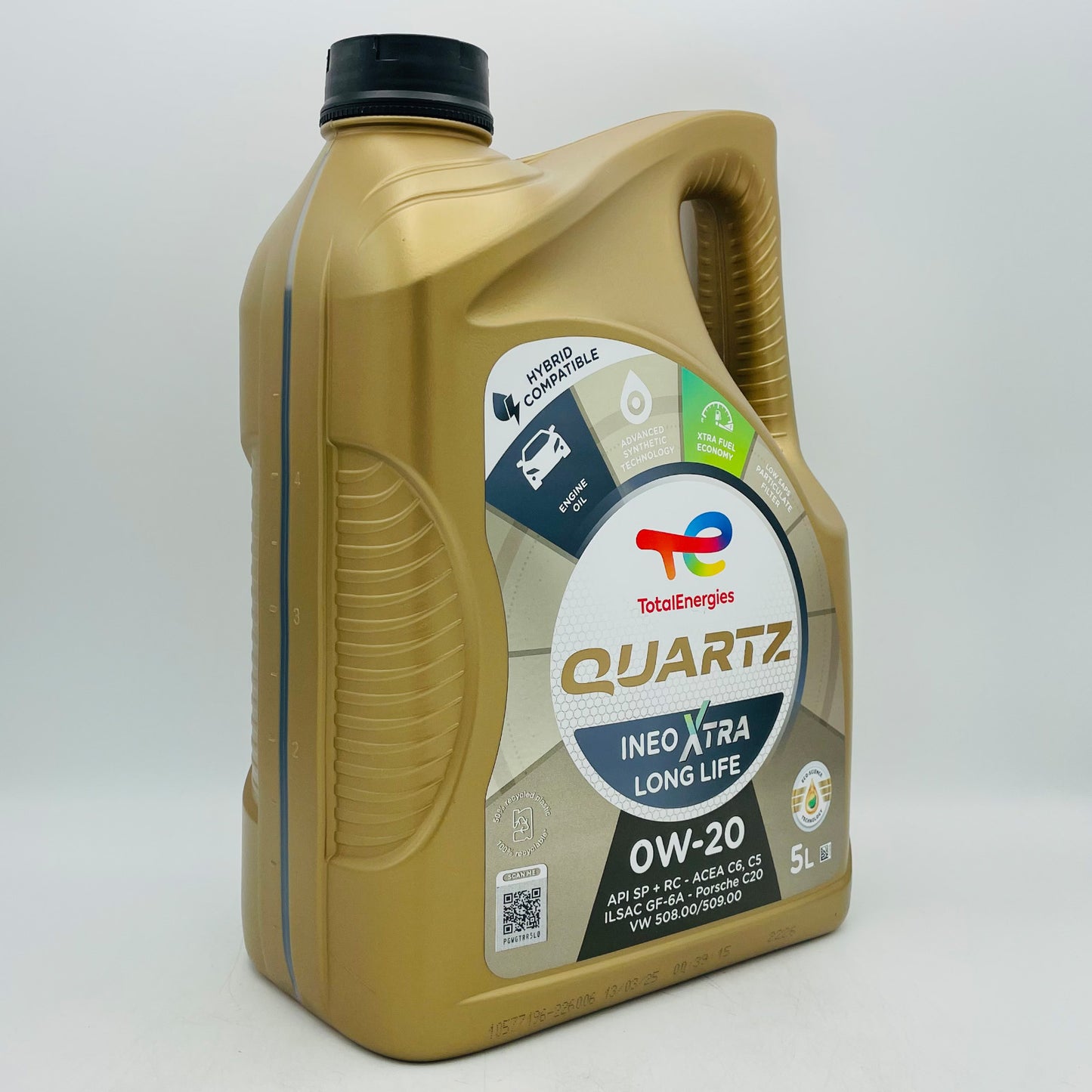 5L Total Quartz INEO Xtra Longlife 0W-20 Engine Oil - 5 Litres