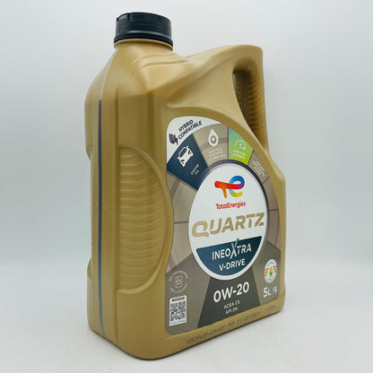 5L TotalEnergies Quartz INEO Xtra V-Drive 0W-20 Engine Oil - 5 Litres