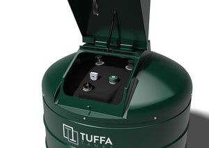 Tuffa 1400 Litre Plastic Bunded Fire Protected Oil Tank