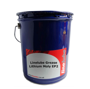 Linelube Lithium Moly Molythium L2M Black Grease NLGI 2 Metal Keg Drum - 12.5KG