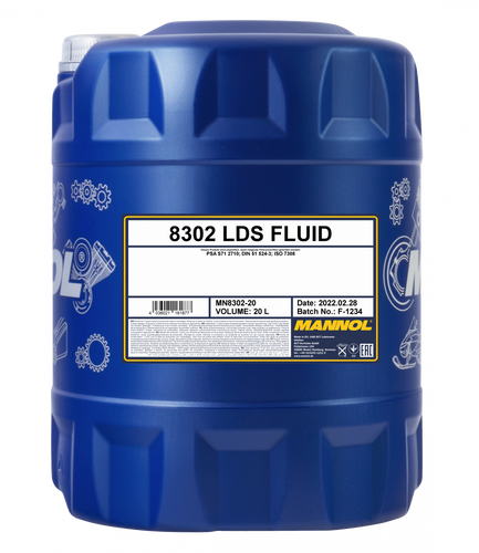 MANNOL LDS Fluid Synthetic Citroen Hydraulic Fluid PSA S71 2710 - 20 Litre