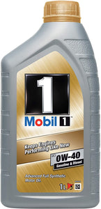Mobil 1 FS 0W40 Advanced Fully Synthetic MB-Approval 229.3 229.5 Porsche A40 VW 502/505 Engine Oil - 12 x 1 Litre (12L)