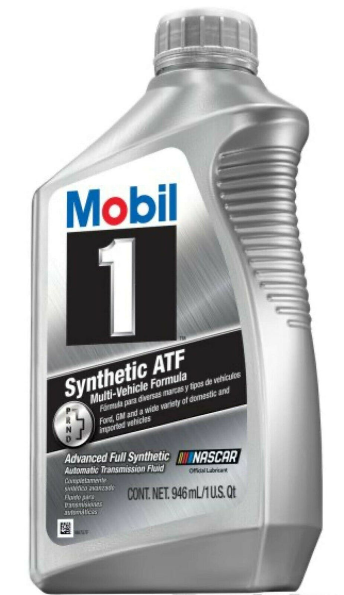 Mobil 1 Synthetic ATF Multi-Vehicle Fully Synthetic Automatic Transmission Fluid Allison C-4 Ford MERCON GM Dexron VBOLVO 97340 - 12 x 1 Litre (12L)