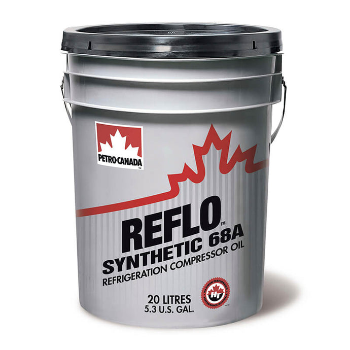 Petro-Canada REFLO 68A Ammonia Refrigeration Compressor Mineral Oil R-717 - 20 Litres