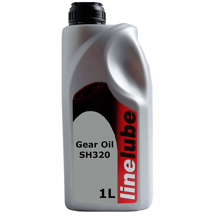 Linelube Gear Oil PAO SH 320 Synthetic Gear Lubricating Oil DIN: 51517 Part 3 - 12 x 1 Litres (12L)