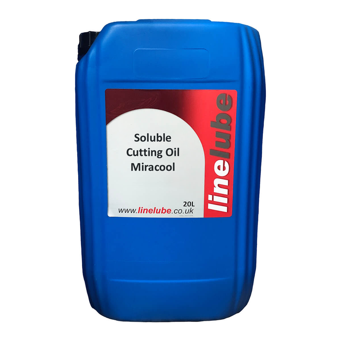 Linelube Soluble Cutting Oil Miracool Drilling Metal Working Coolant Fluid - 20 Litres