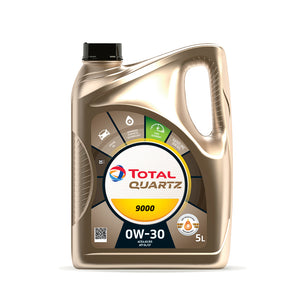Total Quartz 9000 Energy 0W-30 ACEA A3/B4 API SL/CF Engine Oil MB-Approval 229.5 - 3 x 5 Litres - All Oils