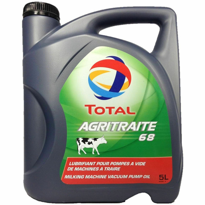Total AGRITRAITE 68 Agricultural Machine Vaccum Pump Oil ISO 68 - 3 x 5 Litres (15L)