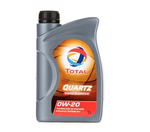 Total Quartz 9000 V-Drive 0W-20 API SN Synthetic ACEA C5 VOLVO VCC RBS0-2AE Engine Oil - 14 x 1 Litre
