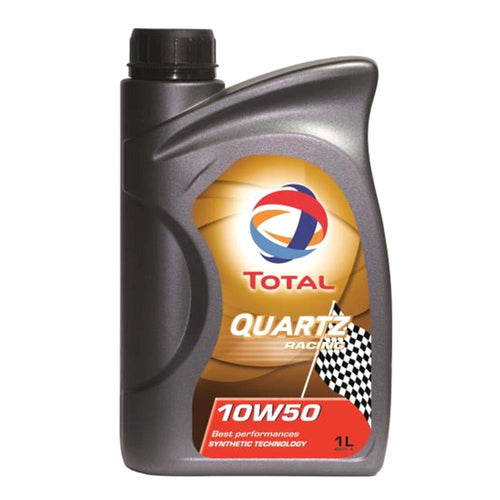 Total Quartz Racing 10W-50 ACEA A3/B4 API SN/CF Engine Oil - 5 x 1 Litres (5L)