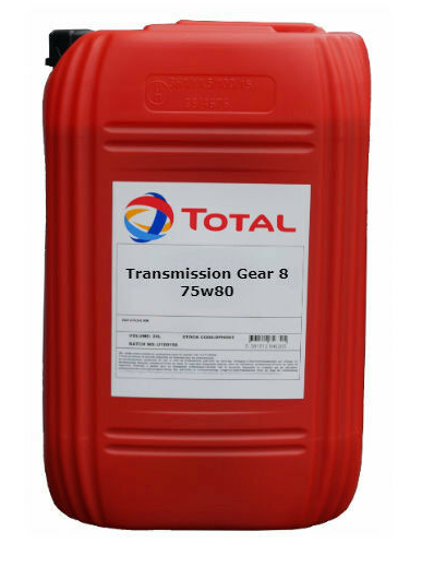 Total Transmission Gear 8 75W-80 Manual Gearbox Oil API GL 4 - 20 Litres