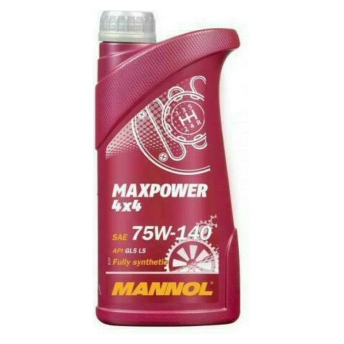 MANNOL 3x1L MAXPOWER 4x4 Fully Synthetic Transmission Oil 75W-140 API GL-5 LS