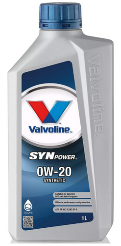 Valvoline Synpower SAE 0W-20 API SN Plus / RC ILSAC FF-5 Ford WSS-M2C947-B1