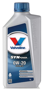 Valvoline Synpower SAE 0W-20 API SN-RC ILSAC GF-5 Chrysler MS 6395 Ford WSS-M2C947-A - 12 x 1 Litre (12L)