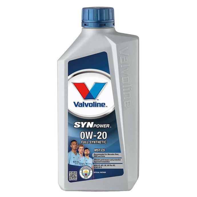 Valvoline 0W-20 Engine Oil SynPower Fully Synthetic MST C5 MB-Approved 229.71 - 11 x 1 Litre (11L)