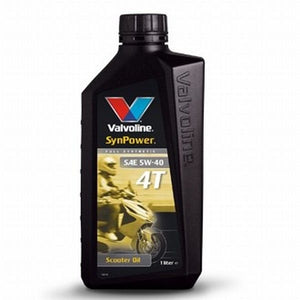 Valvoline Synpower Fully Synthetic SAE 5W-40 4T Scooter Oil - 10 x 1 Litre (10L)
