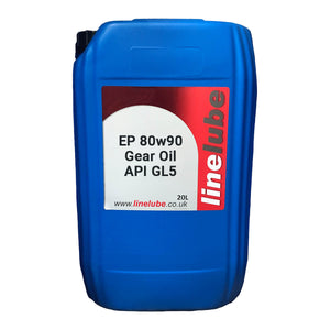 Linelube EP Gear Oil 80W-90 API GL5 Axle Transmission Fluid MAN M342M-2 - 20 Litres