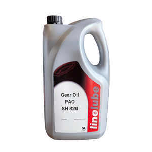 Linelube Gear Oil PAO SH 320 Synthetic Gear Lubricating Oil DIN: 51517 Part 3 - 4 x 5 Litres (20L) - All Oils