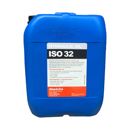 Linelube Hydraulic Oil ISO 32 DIN 51524 Part II - 20 Litres