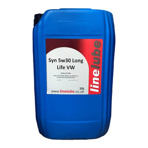 Linelube Long Life 5W-30 Fully Synthetic Engine Oil ACEA C3 VW 504.00/507.00 - 20 Litres - All Oils