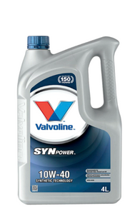 Valvoline SynPower 10W-40 Engine Oil Fully Synthetic A3/B3 BMW-LL UK - 4 Litres