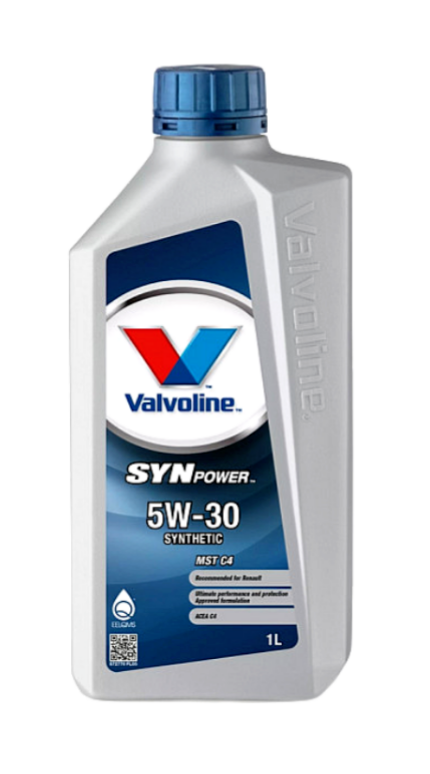 Valvoline SynPower MST C4 5W-30 Renault RN0720 MB-Approved Syn Engine Oil - 12 x 1 Litres (12L)