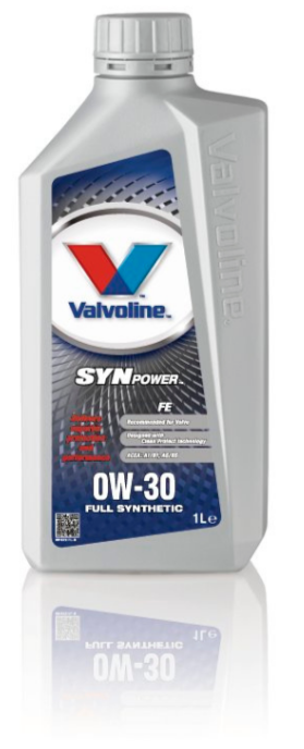 Valvoline Synpower FE SAE 0W-30 Fully Synthetic Engine Oil Volvo A5/B5 A1/B1 - 5 x 1 Litre (5L)