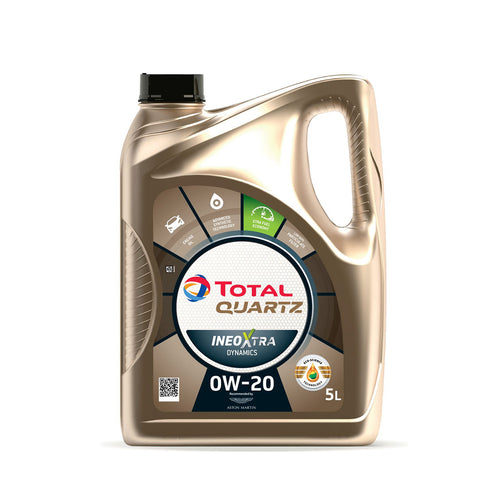 Total Quartz INEO XTRA DYNAMICS 0W-20 C5 Fully Synthetic Engine Oil - 5 Litres